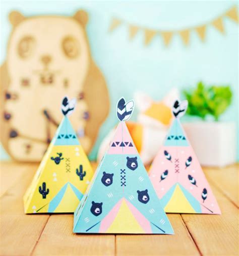 Paper Teepee Template Dmitrihyobin