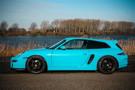 Porsche 986 Boxster Shooting Brake Looks Brilliant In Miami Blue