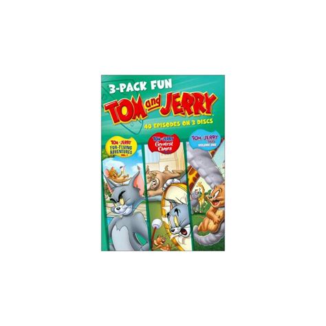 Tom And Jerry 3 Pack Fun 3 Discs Pirate Cat Geronimo Stilton