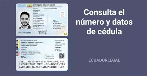 Consulta Datos De C Dula Registro Civil Ecuador Consultas Ecuador