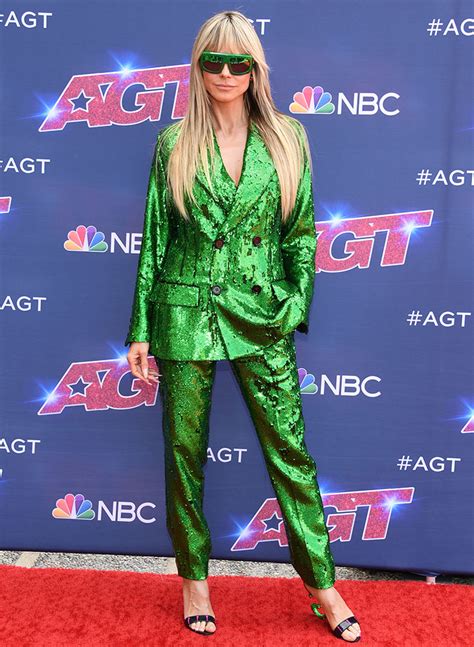 Heidi Klum Wore Dolce Gabbana To The America S Got Talent Season