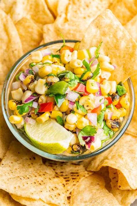 Roasted Chili Corn Salsa Chipotle Copycat Liv Vegan Strong