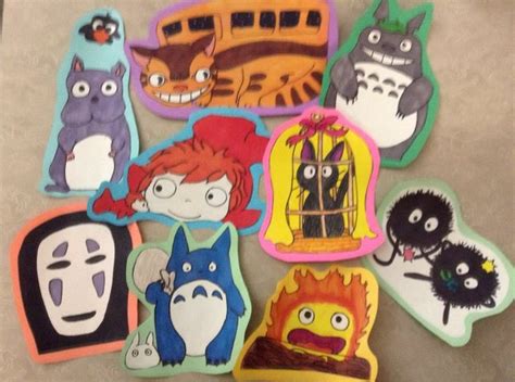 Studio Ghibli Door Decs Drew The Original Designs And Then Photocopies