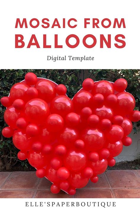 Printable Free Balloon Mosaic Template Printable Templates Free