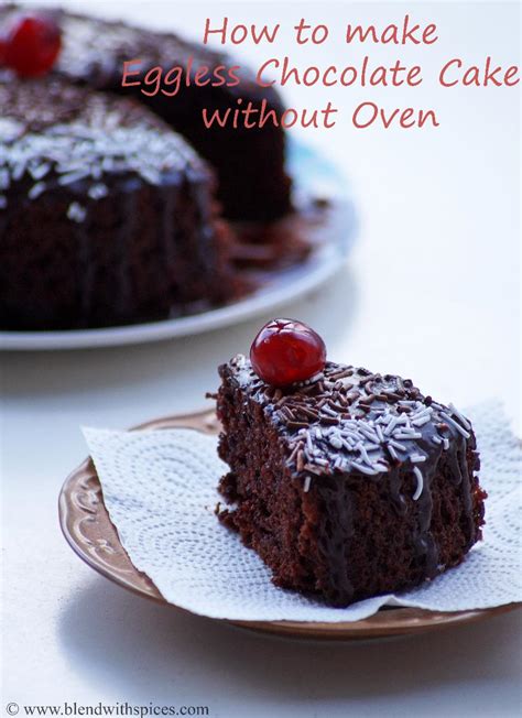 Eggless Chocolate Cake Recipe In Pressure Cooker How To Make Eggless