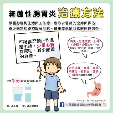 吃東西愛注意的「細菌性腸胃炎」！／文：黃瀚霆醫師 潮代診所 林黑潮 減肥 減重 瘦身 門診 健康減重