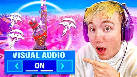 GEBRUIK NU VISUAL AUDIO IN FORTNITE Geheime Update YouTube