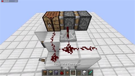 Tuto Redstone La Table De Craft Secr Te O Minecraft Youtube