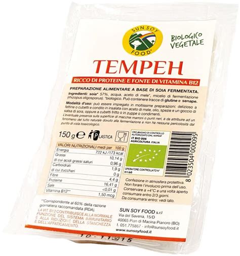 Tempeh SUN SOY FOOD Agricoltura biologica NaturaSì