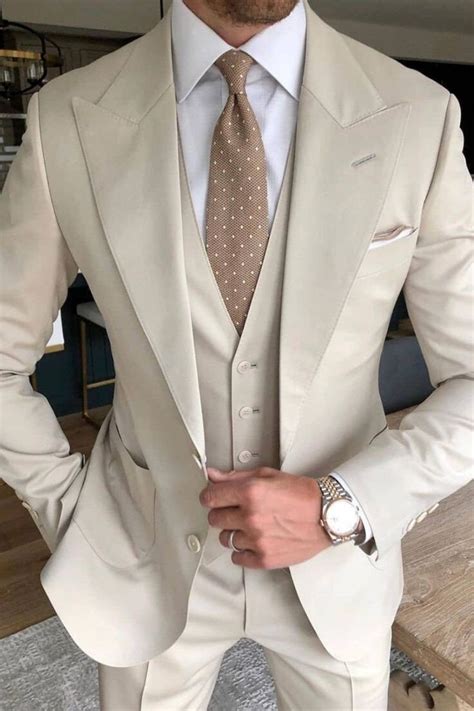 Men Suit Cream Men Suit Men Prom Suit Men 3piece Suit Bespoke Men Suit