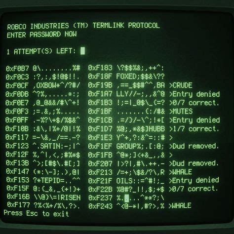 Hacker Aesthetic Computer Screen