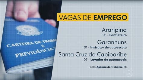 Vídeo Confira vagas de emprego disponíveis nesta quarta feira Bom