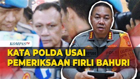 FULL Keterangan Polda Metro Usai Pemeriksaan Firli Bahuri Belum