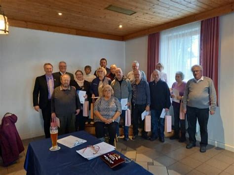 Ehrungen Bei Der Jahreshauptversammlung Des Vdk Lindberg