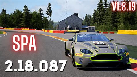 Assetto Corsa Competizione Aston Martin V12 Vantage GT3 Spa Hotlap