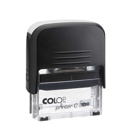 Colop C30 Otomatik Kaşe 18x47 mm Siyah Keçe - İşte Kırtasiye