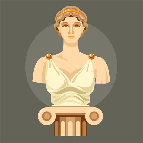 Statue Of Aphrodite Ancient Greek God Of Beauty 171705 Vector Art At