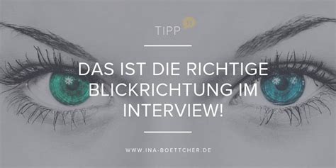 Das Ist Die Richtige Blickrichtung Im Interview Ina Böttcher