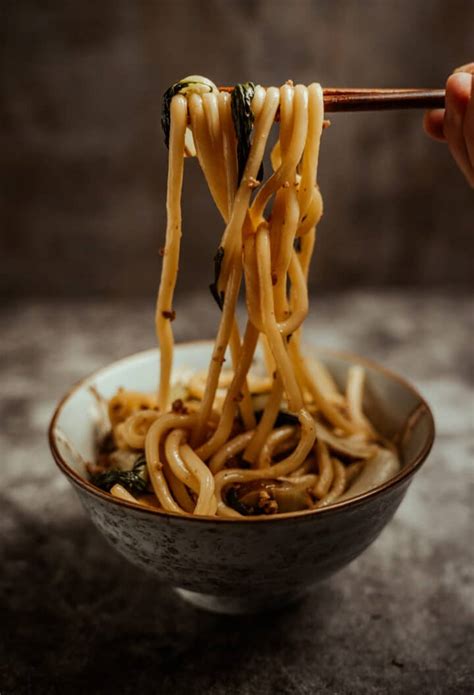 Yaki Udon Rezept für gebratene Udon Nudeln aus Japan