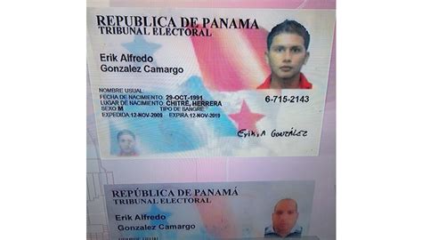 Ejemplo De Cedula Panamena