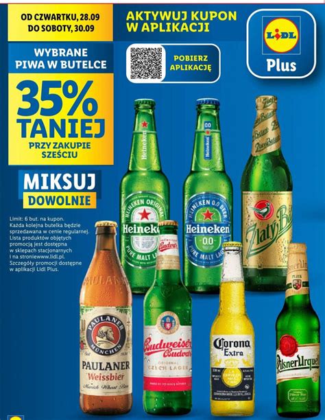 Promocja Wybrane Piwa W Butelce W Lidl