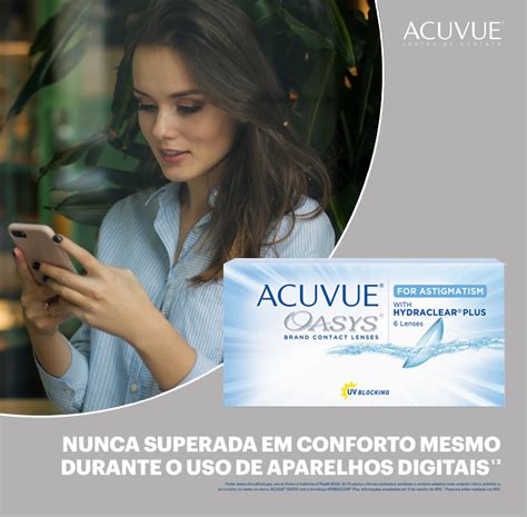 Acuvue Oasys Para Astigmatismo Com Hydraclear Plus Lente De Contato Incolor Viallure