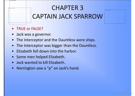 Pirates of the Caribbean: English ESL powerpoints