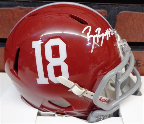 Brian Branch Autographed Alabama Crimson Tide Mini Helmet - Detroit ...