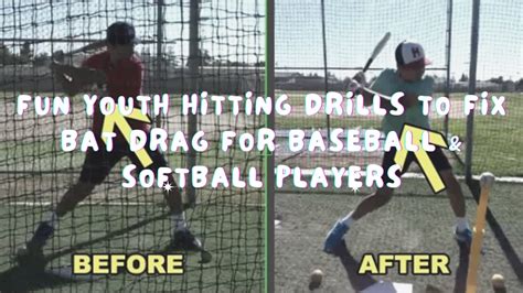 Fun Youth Hitting Drills To Fix Bat Drag For Baseball And Softball