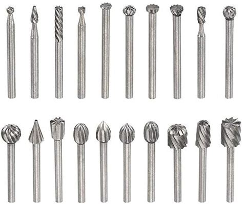 Yakamoz Pcs Mm Shank High Speed Steel Rotary Files Burrs Wood