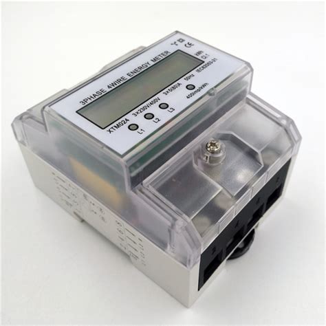 Phase Wire Energy Meter Electricity Meter For Din Rail Shanghai