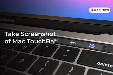 To take a screenshot of the MacBook touch bar. Yes, as usual, there is ...