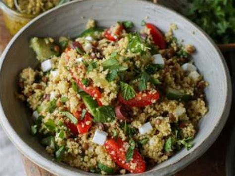 Quick Pesto Couscous Salad Recipe Samsung Food