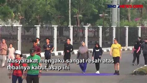 Dampak Karhutla Kabut Asap Selimuti Kota Palembang Video Dailymotion