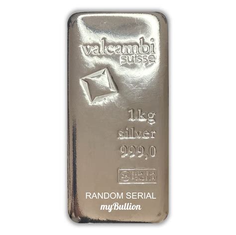 Valcambi 1 Kg Silver Bar Mybullion