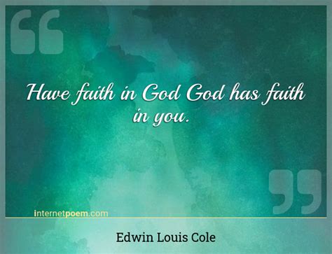 Have Faith In God God Has Faith In You