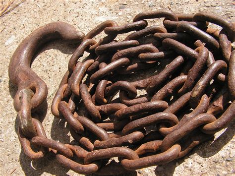 Heavy Metal Thick Industrial Chain With Hook