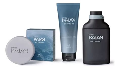 Kit Presente Kaiak Extremo Perfume Ml Gel Em Sabonete Natura