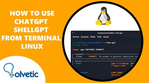 How To Use Chatgpt Shellgpt From Linux Terminal Youtube