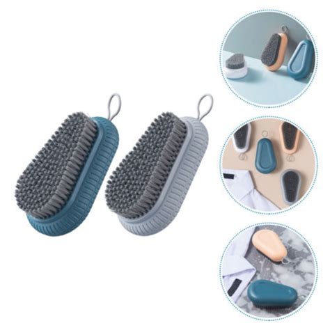 2 Pcs Plastic Nail Cleaning Brush Portable Reusable Fingernail EBay