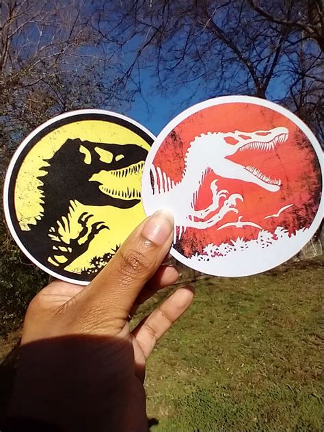 Jurassic Park Stickers Etsy