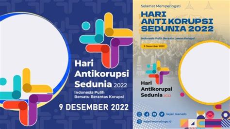 Link Twibbon Hari Antikorupsi Sedunia Lengkap Beserta Cara