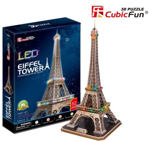 Puzzle Tour Eiffel Led D Puzzlemania Fr