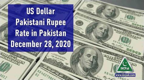 Usd To Pkr Dollar Rate In Pakistan Today December Incpak