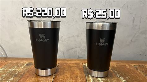 Copo Stanley Orignal R 220 00 x Stanley Réplica R 25 00 YouTube