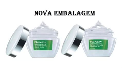 Kit Creme Facial Renew Clareador E Textura Uniforme G Frete Gr Tis