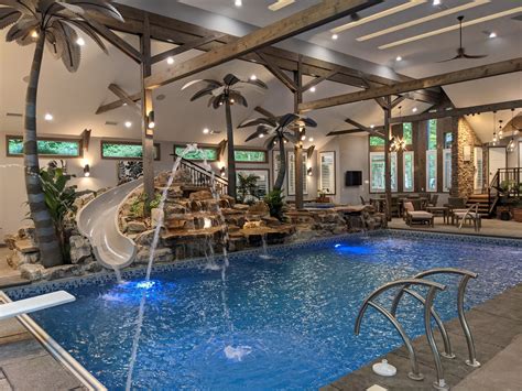 Mansion With Indoor Pool Waterslide
