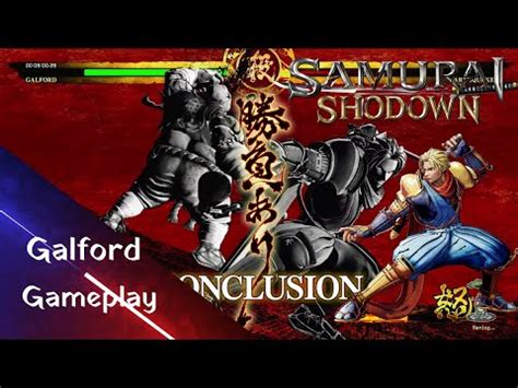 Samurai Shodown Galford Story Playthrough PS4 YouTube