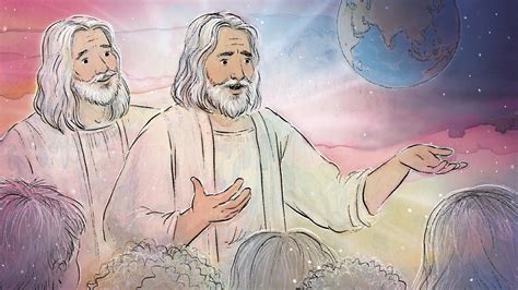 Heavenly Father And Jesus Christ Coloring Page Clip Art Library