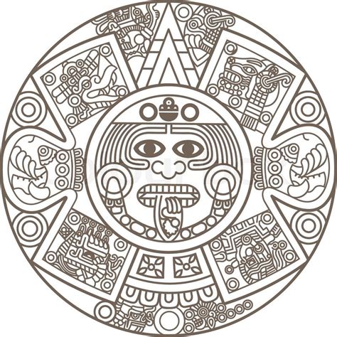 Mayan Calendar Vector At Getdrawings Free Download